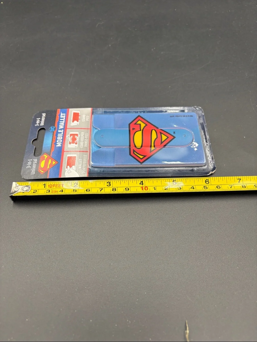 Brand New Superman Blue 3-in-1 Mobile Wallet